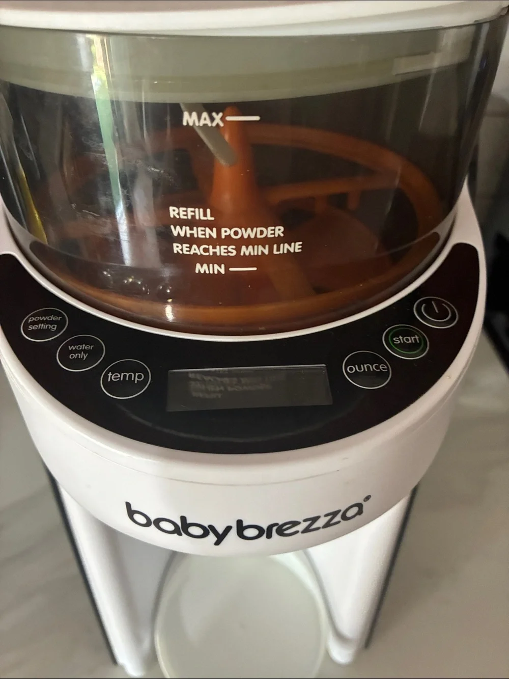 Baby Brezza White Automatic Formula Dispenser - One-Touch Powder Delivery